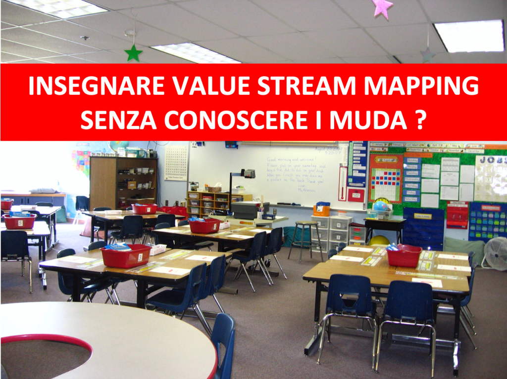 Insegnare Value Stream Mapping senza conoscere i Muda?